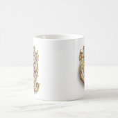 Barokke letter 'Q' Mok voor een koffieprinses (Center)