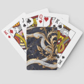 barokke luxe pokerkaarten (Achterkant)