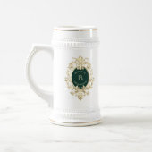 Barokke monogram bruidsjonkers bierpul (Links)