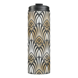 Barokke naadloze patroon.  siervisje thermosbeker