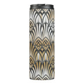 Barokke naadloze patroon.  siervisje thermosbeker (Achterkant)