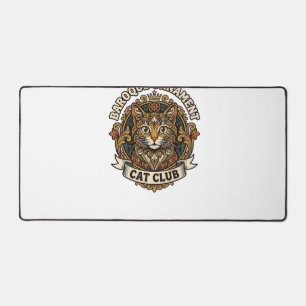 Barokke Ornament Kat Kat Liefhebber Cadeau - Barok Bureaumat