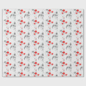 Barokke paarden Verpakkingspapier Cadeaupapier (Vlak)