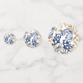 Barokke Retro Klassieke Patroon  Confetti (Voorkanten)
