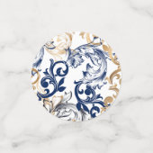 Barokke Retro Klassieke Patroon  Confetti (Kleine voorkant)