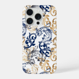 Barokke Retro Klassieke Patroon iPhone 15 Pro Case