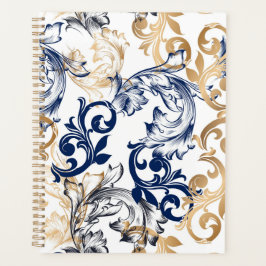 Barokke Retro Klassieke Patroon Planner