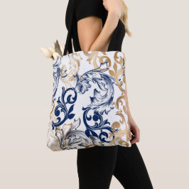 Barokke Retro Klassieke Patroon Tote Bag