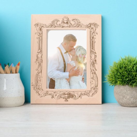 Barokke Rococo 17e eeuwse grens Gegraveerde Lijstjes