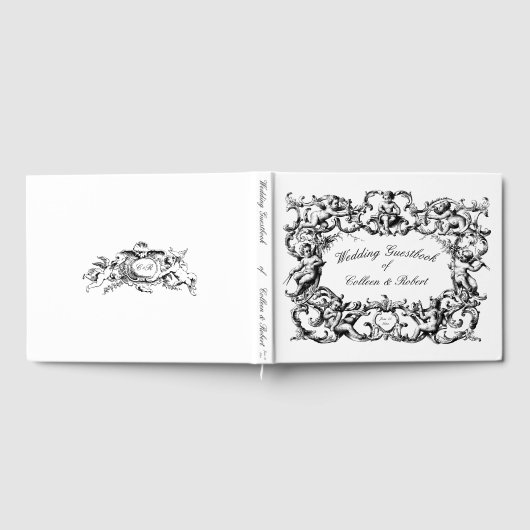  barokke Rococo Cherubs grens Gastenboek (Volledig)