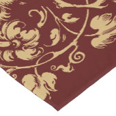 Barokke rococo eenhoorns in gebladerte Ornament Korte Tafelloper (Hoek)