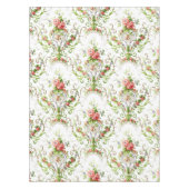  Barokke Rococo Scrolls & Rozen Patroon Tafelkleed (Voorkant)