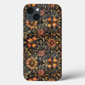 Barokke rode en gouden symfonie Case-Mate iPhone case (Achterkant)