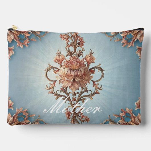 Barokke Roos Print Cut Naaizak Etui (Voorkant)