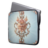 Barokke Rozen Elektronicatas Laptop Sleeve (Voorkant Links)