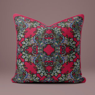 Barokke Splendor Kussen in Crimson