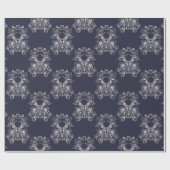 Barokke stijl bloemenretro cadeaupapier (Vlak)