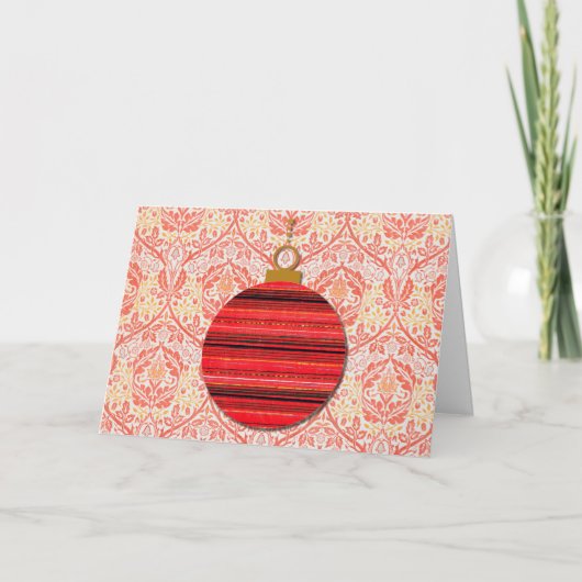 barokke stijl kerst Kaart (Voorkant)