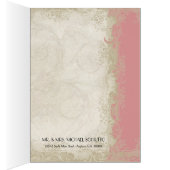 Barokke stijl Roos Blush Dank u Opmerkingen (Binnen (Rechts))