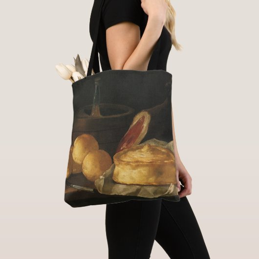  barokke stilleven met brood, kunst, am tote bag (Dichtbij)