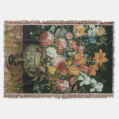  barokke stilstaande bloemen in een fase deken (Voorkant)