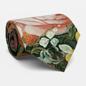 barokke stilstaande bloemen in een fase stropdas (Opgerold)