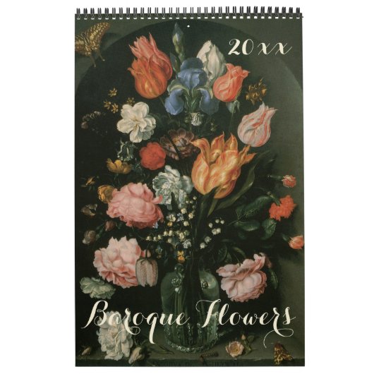 barokke stilstaande dweilingen Kunstschilderijen Kalender (Hoes)