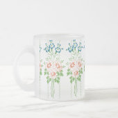 Barokke Wallpaper Flower bouquet Matglas Koffiemok (Links)