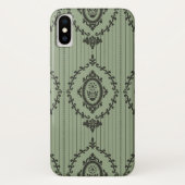 Barokke Wallpaper in Green Case-Mate iPhone Case (Achterkant)