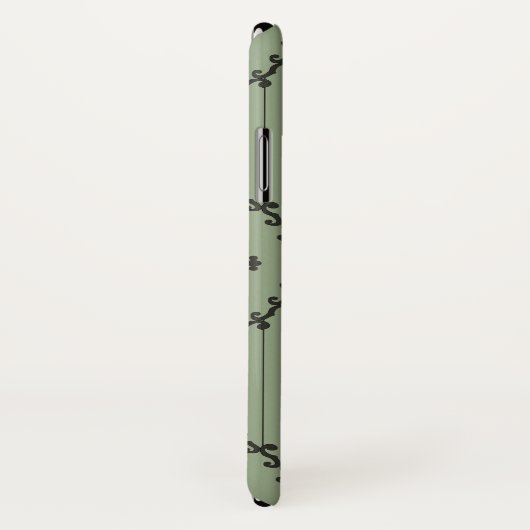 Barokke Wallpaper in Green Case-Mate iPhone Case (Achterkant / rechts)