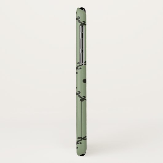 Barokke Wallpaper in Green Case-Mate iPhone Case (Achterkant/links)