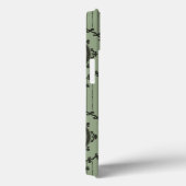 Barokke Wallpaper in Green Case-Mate iPhone Case (Achterkant / Rechts)