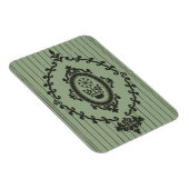 Barokke Wallpaper in Green Magneet (Rechterzijde)