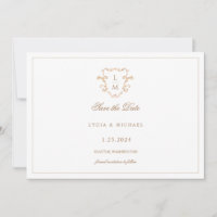 Barokke Wapen | Monogram Bruiloft