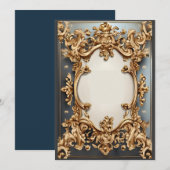 Barokke weelde kaart (Voorkant / Achterkant)