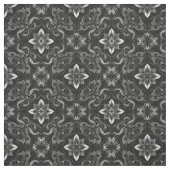 Barokke zwart-witte stof (Swatch)