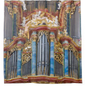 Barokorgaanbuizen douchegordijn (Voorkant)