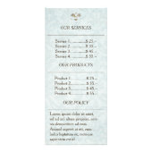 Barokornamental - Flyer-/Promotiekaart Reclamekaart (Achterkant)