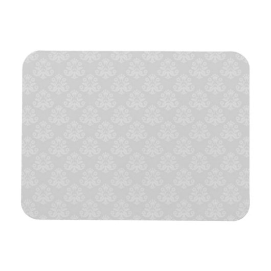  barokpatroon in het wit magneet (Horizontaal)