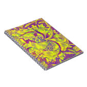  barokpatroon kleurrijk tijdschrift notitieboek (Rechterzijde)