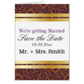 Barokpatroon met gouden banden 2 (Voorkant)