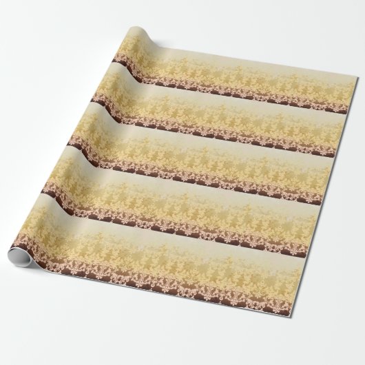 barokpatroon, sierluxe. cadeaupapier (Uitgerold)