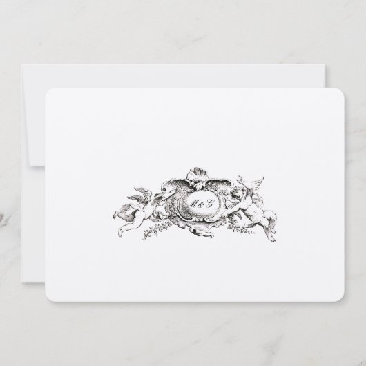 Barokrococo Bloemengrens Kaart (Achterkant)