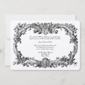 Barokrococo Bloemengrens Kaart (Voorkant)