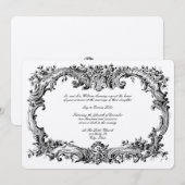 Barokrococo Bloemengrens Kaart (Voorkant / Achterkant)