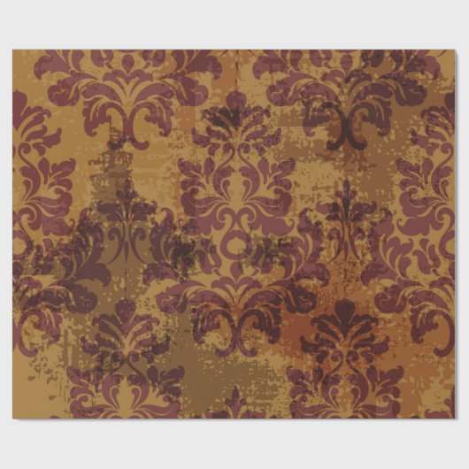 Barokrococo naadloos patroon cadeaupapier (Vlak)