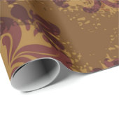 Barokrococo naadloos patroon cadeaupapier (Rol Hoek)