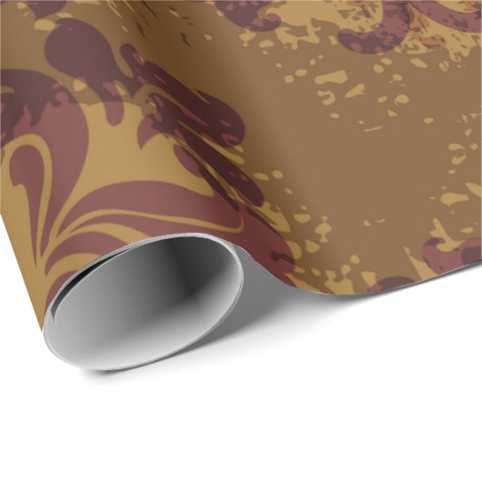 Barokrococo naadloos patroon cadeaupapier (Rol Hoek)