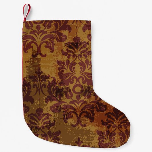 Barokrococo naadloos patroon kleine kerstsok (Voorkant)