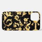 Barokrococo, Victoriaans bloemmotief. Case-Mate iPhone Case (Achterkant (horizontaal))